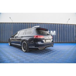 Накладка сплиттер на задний бампер на Volkswagen Passat B8